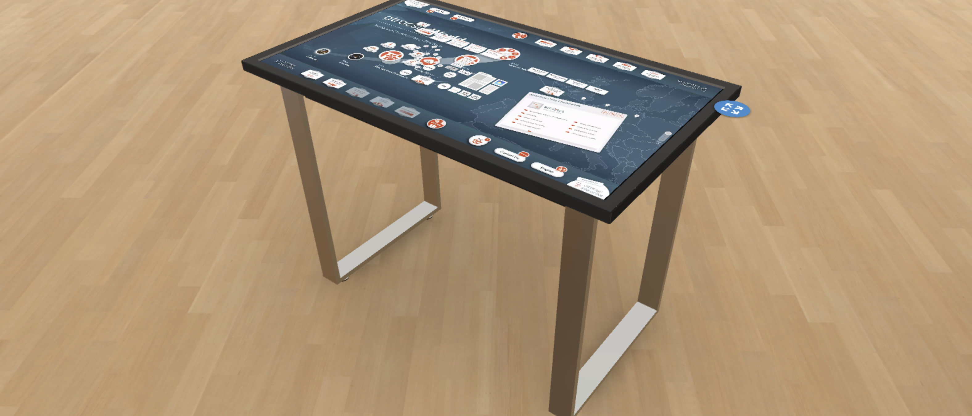 multi-touch hardware Virtual Showrooms Multitouch Applications
