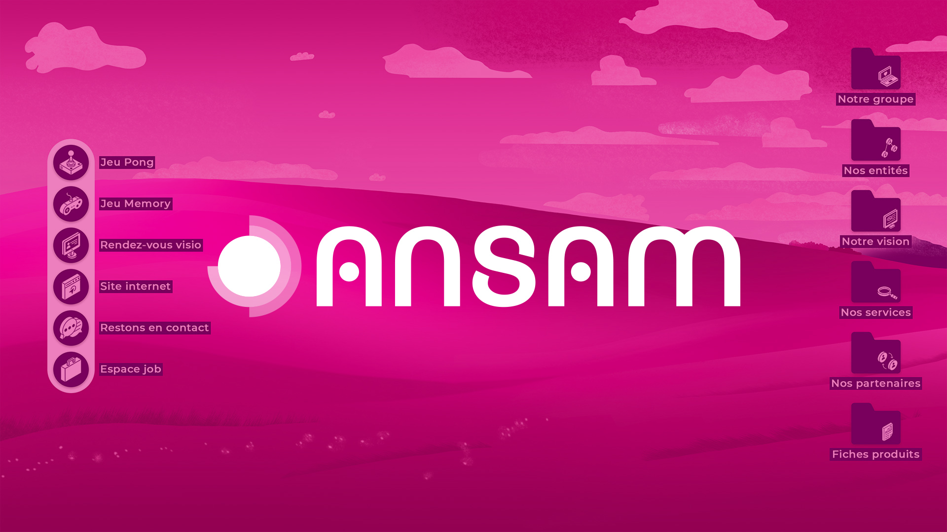 Portfolio digital ANSAM popupXP