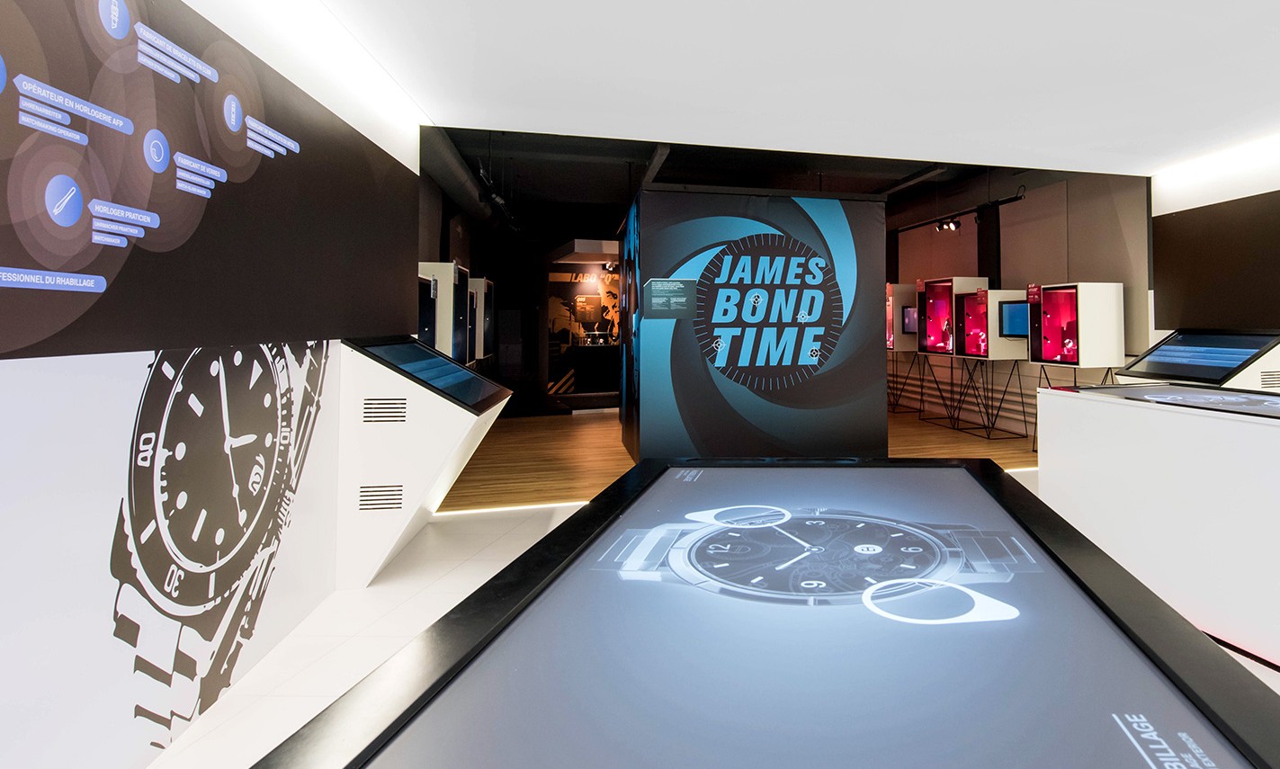 watchmaking James Bond interactive exhibition